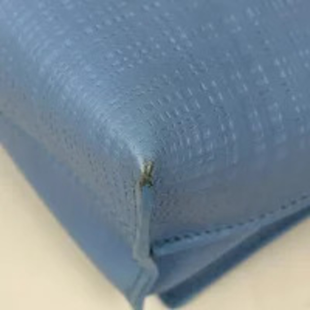 Loewe Bag Shoulder Blue Vega Anagram Leather Blue